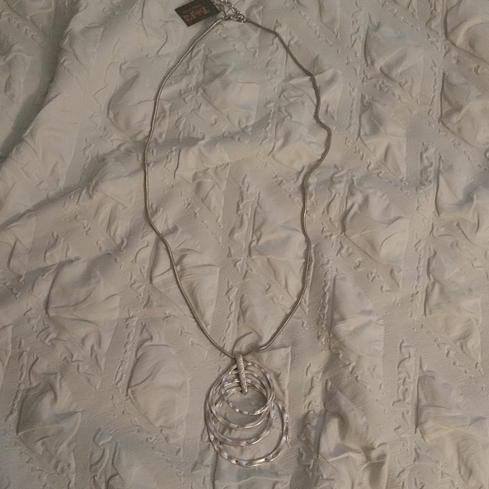 Long Silver Necklace